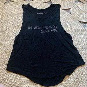 Black Women's Muscle Tee